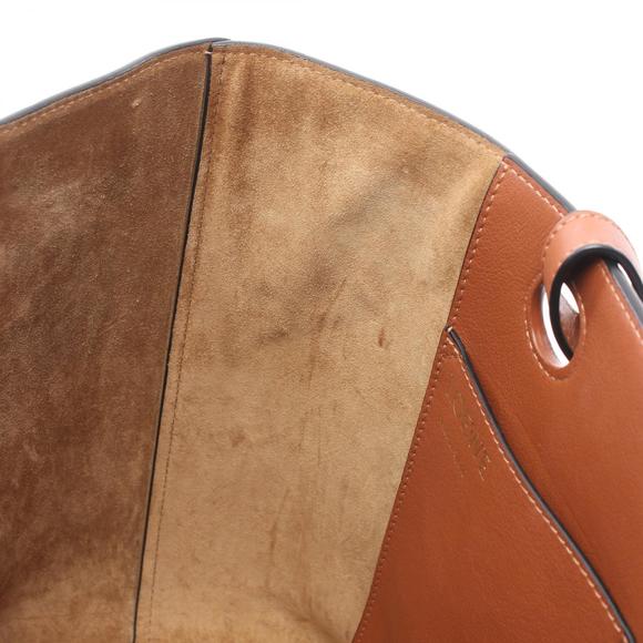 Loewe Bag Tote Anagram Brown Leather - Picture 9 of 10